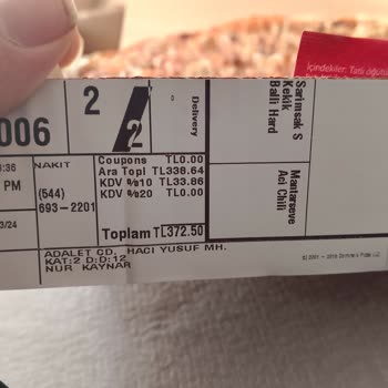 Domino's Siparişlerinde Tekrarlayan Hatalar Ve Hayal Kırıklığı