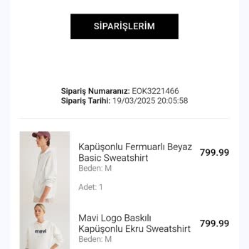 Mavi Uygulamasında Sipariş İptali Ve İlgisiz Müşteri Hizmetleri