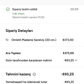 Yemek Sepeti Siparişinde Beklenmedik Zarar Ve İletişim Sorunu