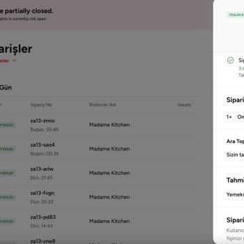 Yemek Sepeti Siparişinde Beklenmedik Zarar Ve İletişim Sorunu
