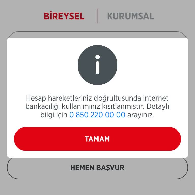 İnternet Bankacılığına Erişim Engeli: Maaş Müşterisinin Mağduriyeti