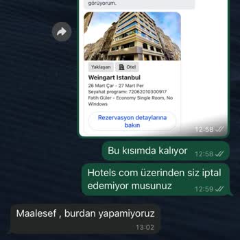 Rezervasyon İptalinde Yaşanan Zorluklar Ve İletişim Sorunları