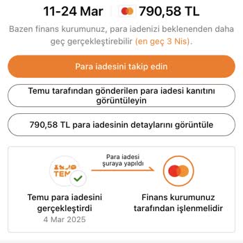 İade Edilmeyen Para Ve İletişimsizlik Sorunu