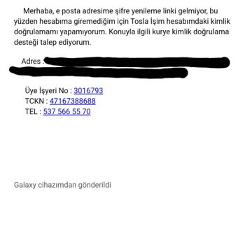 Tosla Uygulamasıyla Kimlik Doğrulama Sorunu Ve Müşteri Hizmetleri İlgisizliği