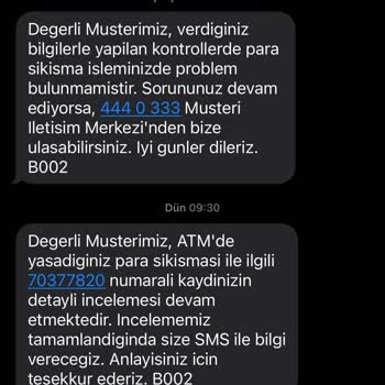 ATM'de Sıkışan Para Ve İade Sorunu
