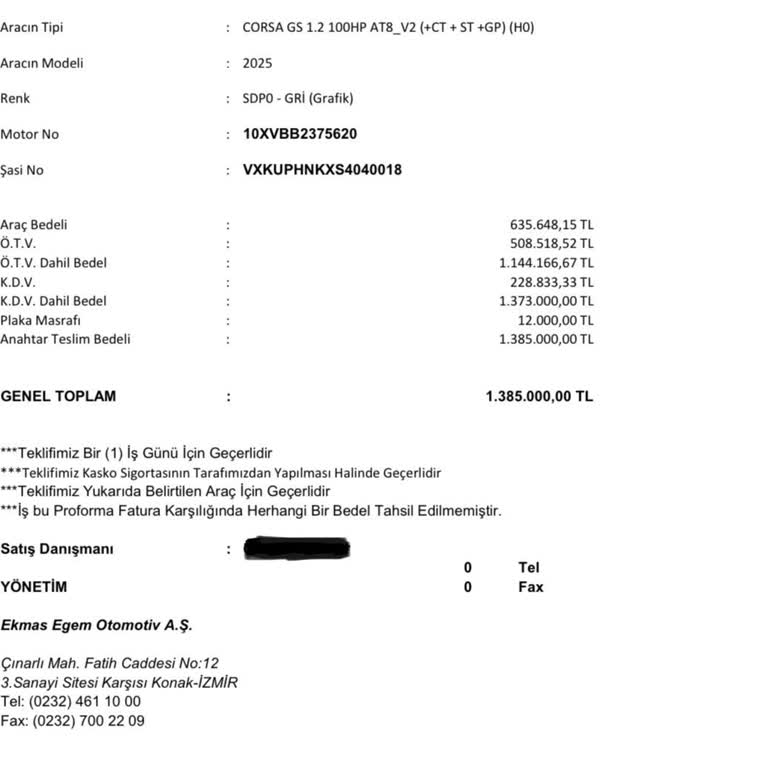 Opel Egem Bayisi'nde Haksız Fiyat Artışı Ve İade Sorunu