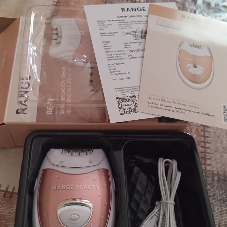 Range Beauty Kusurlu Epilasyon Cihazı!