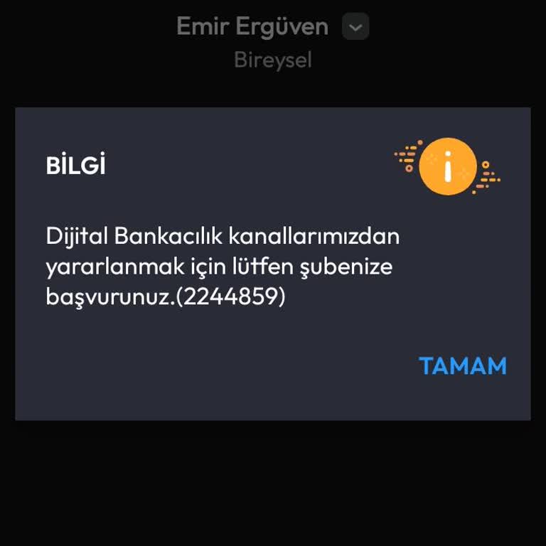 Dijital Bankacılık Sorunu: Ödeme Yapamıyorum