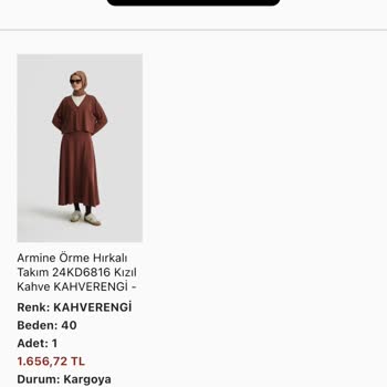 Armine'den Gelen Kusurlu Ürün Hayal Kırıklığı Yarattı