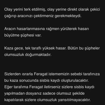 Ethica Sigorta Kasko Poliçesiyle İlgili Mağduriyet