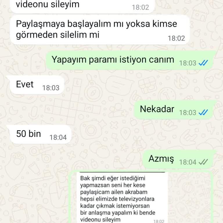 WhatsApp Üzerinden Şantaj Ve Tehdit: Kişisel Bilgilerim Çalındı