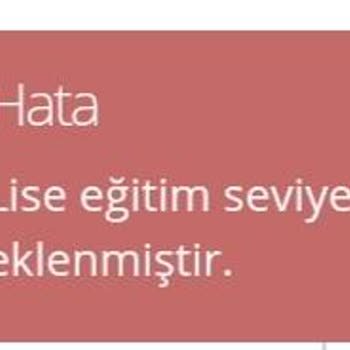 MSÜ Tercih İşlemlerinde Eğitim Bilgisi Güncelleme Sorunu