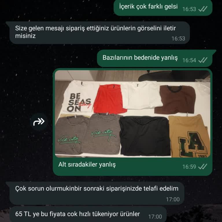 Yanlış Gönderilen Tişörtler Ve İlgisiz Müşteri Hizmetleri