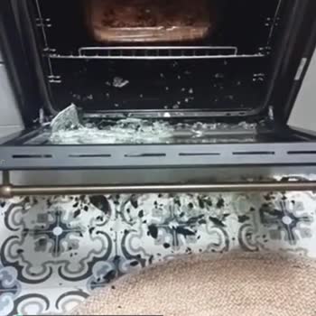 Çetintaş Beyaz Eşya Fırın Cam Patlaması
