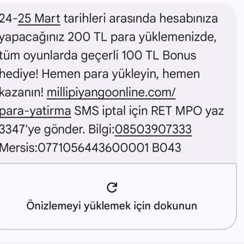 Bonus Vaadi Yerine Getirilmedi