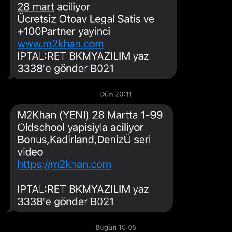 Netgsm Sürekli Gelen Spam Mesajlardan Usandım!