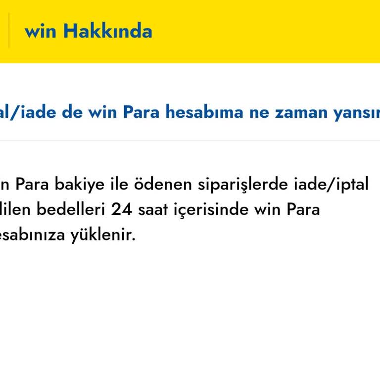 Win Para Kampanyasında Yaşanan Sorunlar