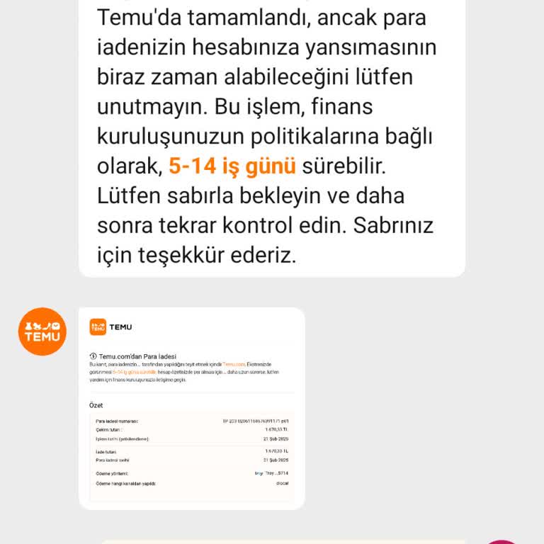 İade Edilmeyen Para Ve İlgisiz Müşteri Hizmetleri