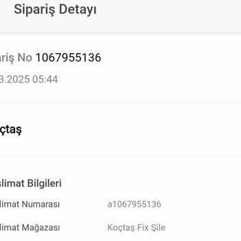 Koçtaş'tan Sipariş Edilen Kombilerin Teslimat Sorunu