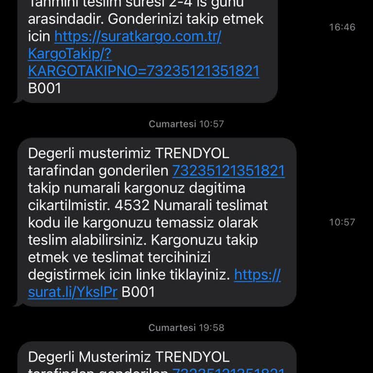 Sürat Kargo İle Yaşanan Teslimat Sorunları Ve Şube İlgisizliği