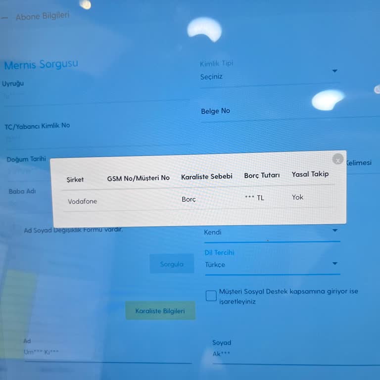 Vodafone Kara Liste Sorunu Ve İletişim Eksikliği