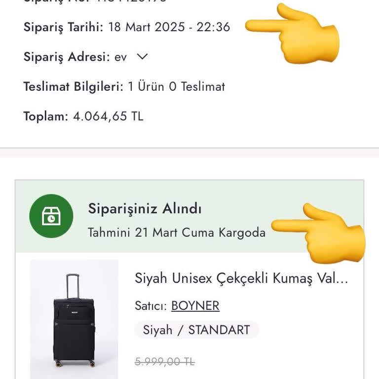 Boyner Online Siparişimde Stok Ve Teslimat Sorunu