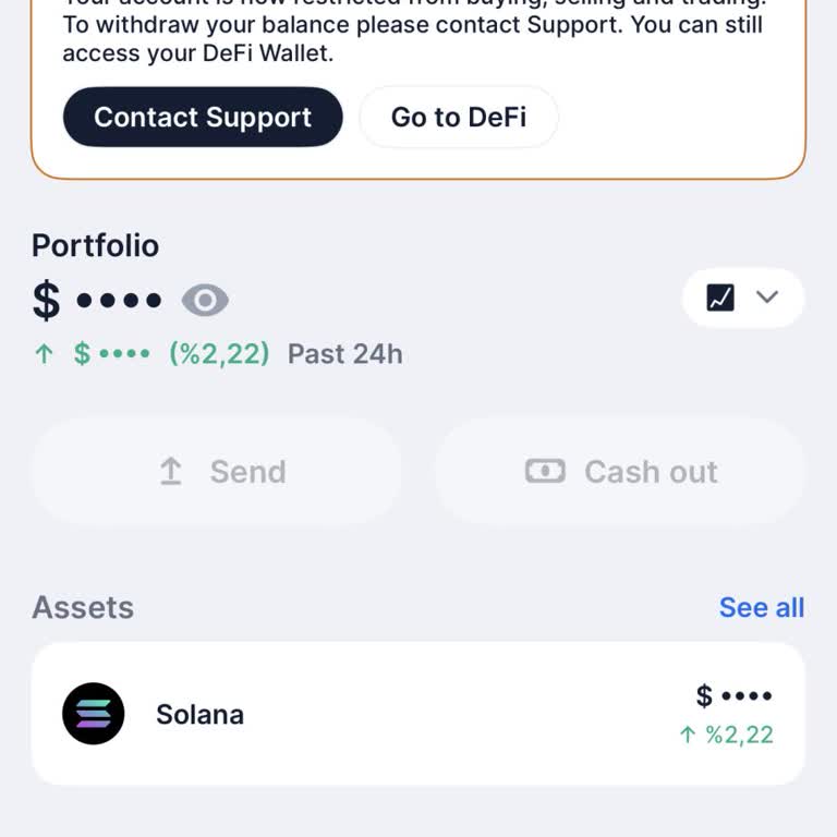 Blockchain.com'da Solana İşlemleri Neden Yapılamıyor?