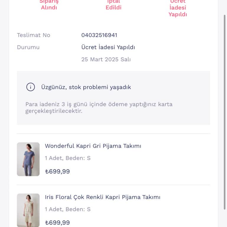 Penti Stok Yetersizliği ve Geciken İptallerle Hayal Kırıklığı