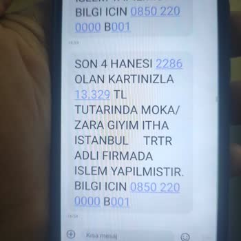 İzinsiz Kredi Kartı İşlemi Şoku