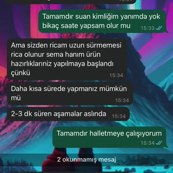 Evde Paketleme Başvurusu Sonrası Kişisel Bilgilerimle Hesap Açıldı