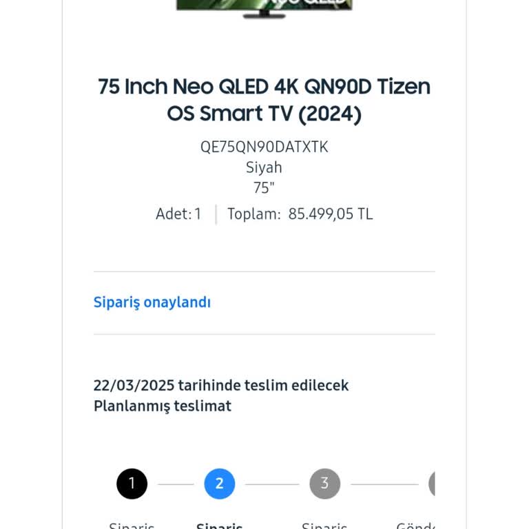 Samsung'dan Alınan TV Neden Hala Teslim Edilmedi?