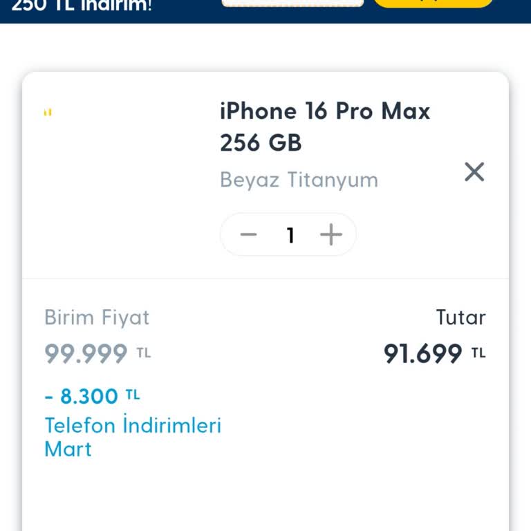 Turkcell Pasaj'da Sepet Sorunu: Ürün Kaldırılamıyor