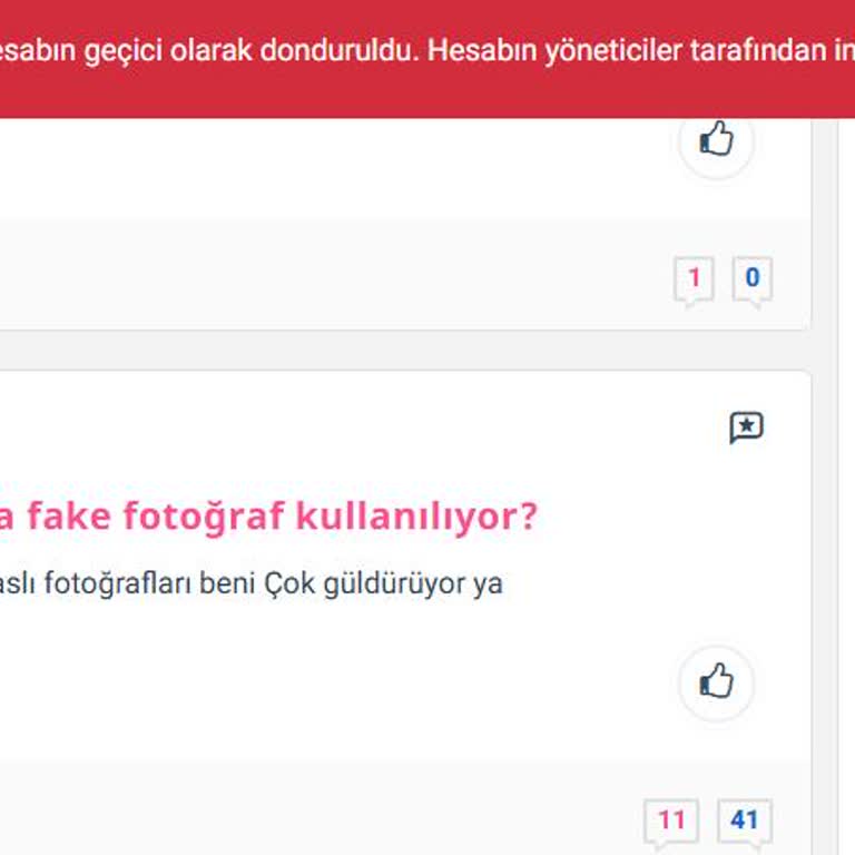 Haksız Hesap Kapatma Ve Yorum Kaldırma Sorunu