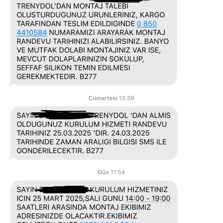 Montaj Hizmeti Hayal Kırıklığı