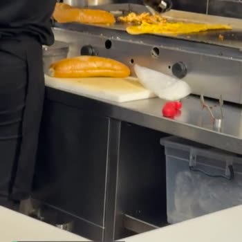 Yaprak Dönercisi Donuk Et Izgarada Pişiyor!