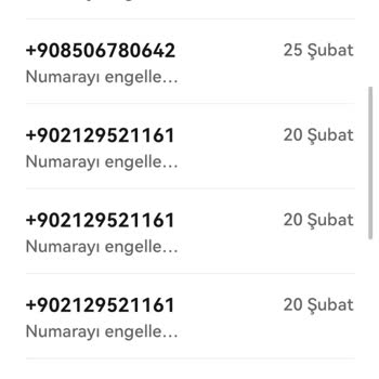 Sürekli Aramalarla Rahatsız Ediliyorum