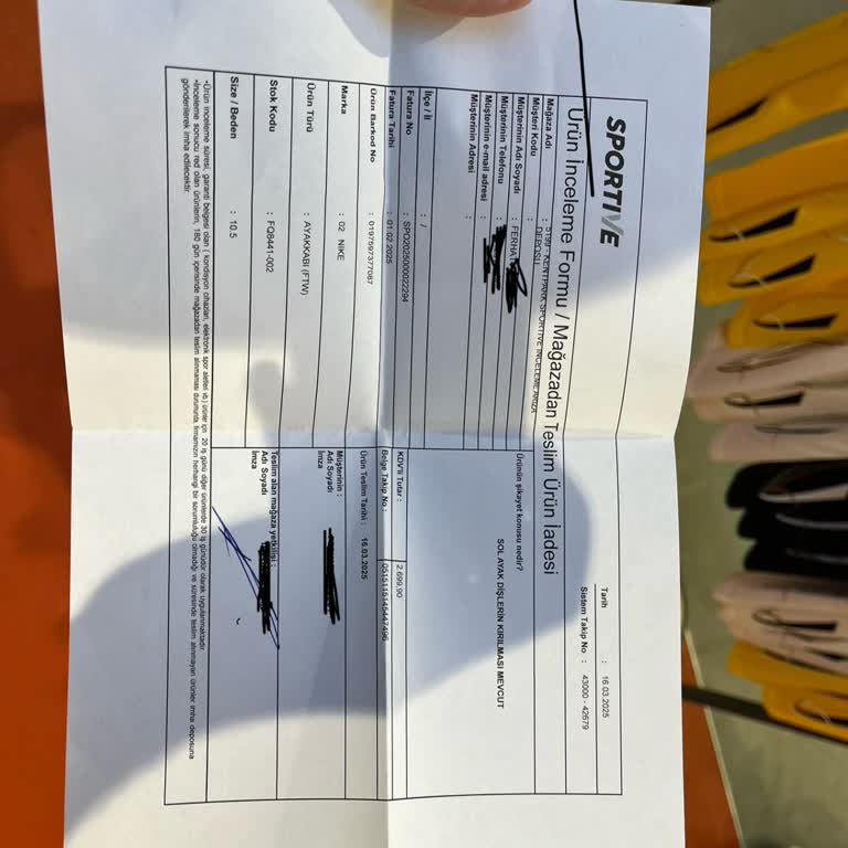 Krampon Dişleri Maçları Tamamlayamadı: Sportive Mağazasından Hayal Kırıklığı