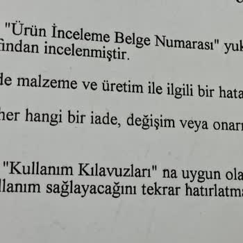 Kalitesiz Malzeme Ve İnatçı Red: Müşteri Mağduriyeti