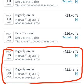 İade Edilmeyen Ücret Ve Pos Makinesi Sorunu
