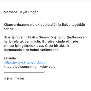 Yanıltıcı Kargo Süreleri Ve Stok Sorunu