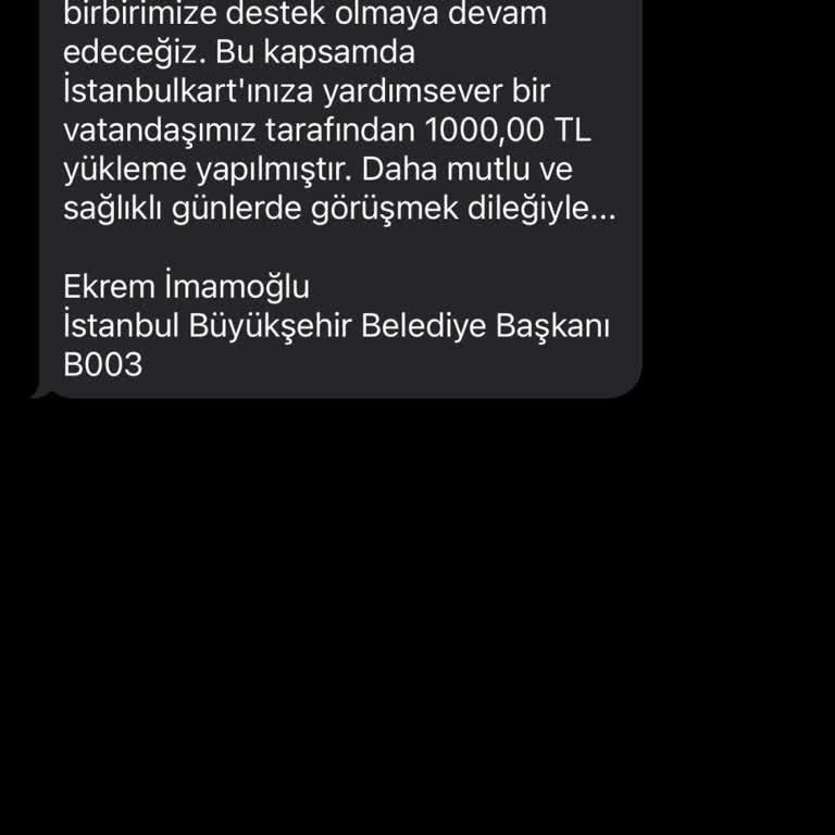 Yanıltıcı Mesajla İlgili Acil Destek Talebi