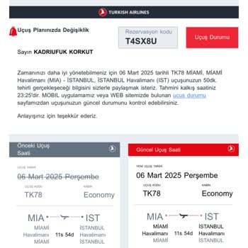 THY İle Yaşanan Haksız Ekstra Ücret Sorunu