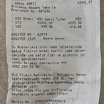 1 Günlük Ayakkabıda Dikiş Problemi Ve İade Talebi