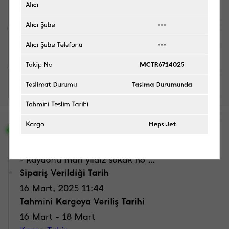 Kayseri Hepsijet Kargo: Teslimat Sorunu
