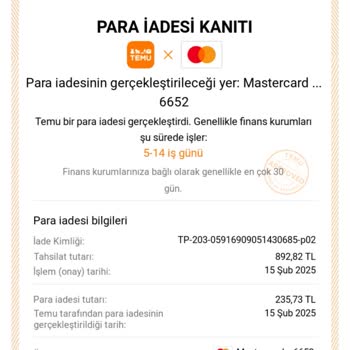 Temu'dan 1.5 Aydır İade Bekleyen Müşterinin Çilesi