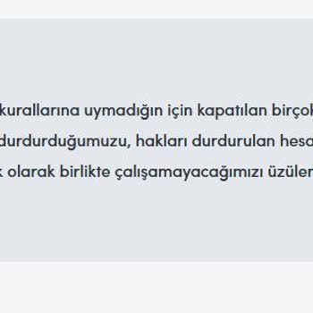 Bionluk'ta Haksız Hesap Kapatma Ve İade Talebi