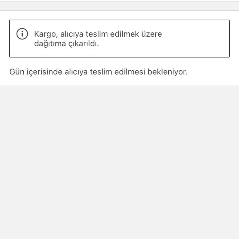 İade Edilen Ürünüm Nerede?