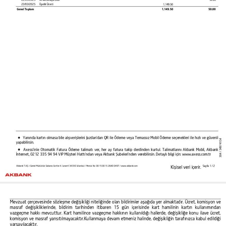 Haksız Üyelik Ücretinin İadesini Talep Ediyorum