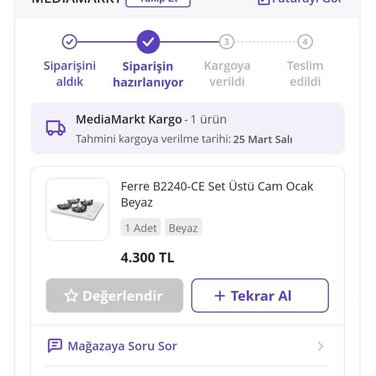 Media Markt İle Kargolama Sorunu