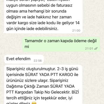 Yanıltıcı Sipariş Deneyimi: Beklenen Ürün Yerine Hayal Kırıklığı